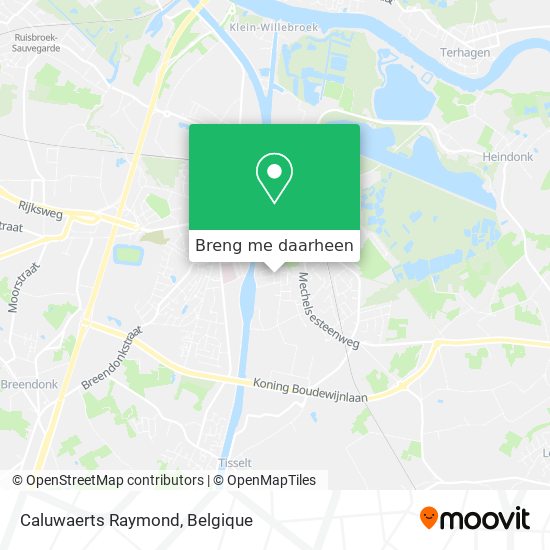 Caluwaerts Raymond kaart