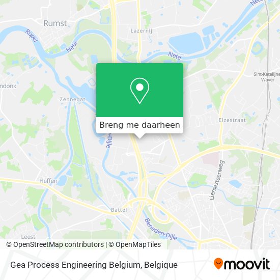 Gea Process Engineering Belgium kaart