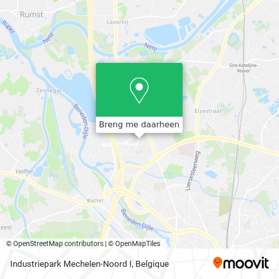 Industriepark Mechelen-Noord I kaart