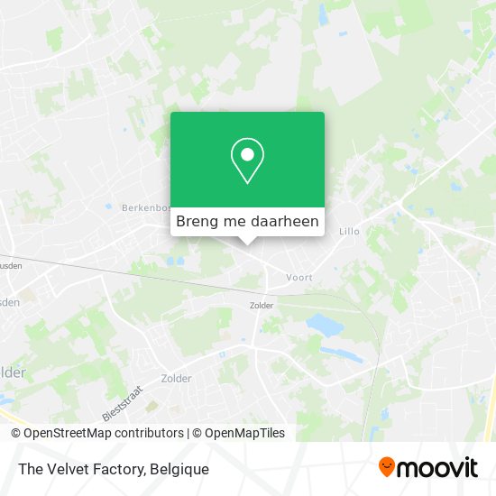 The Velvet Factory kaart