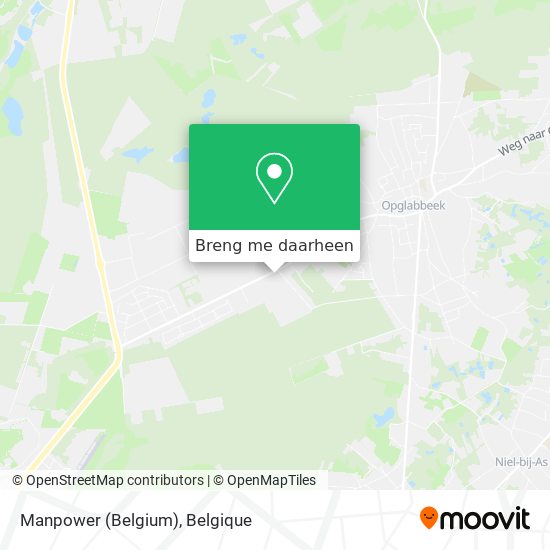 Manpower (Belgium) kaart