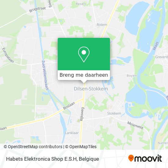 Habets Elektronica Shop E.S.H kaart