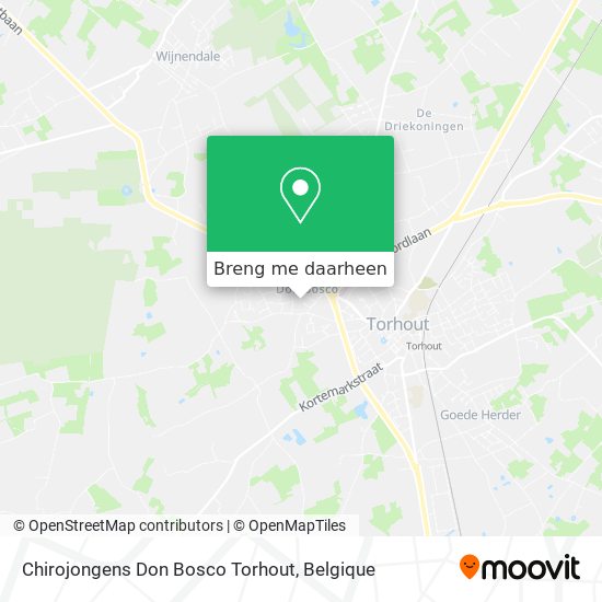 Chirojongens Don Bosco Torhout kaart