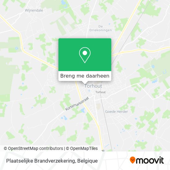 Plaatselijke Brandverzekering kaart