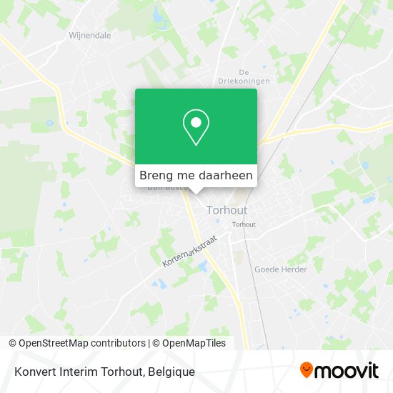 Konvert Interim Torhout kaart