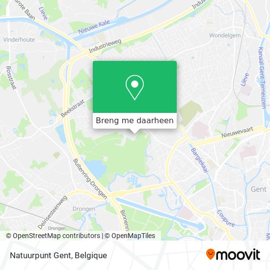 Natuurpunt Gent kaart