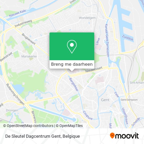 De Sleutel Dagcentrum Gent kaart