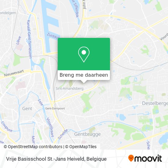 Vrije Basisschool St.-Jans Heiveld kaart