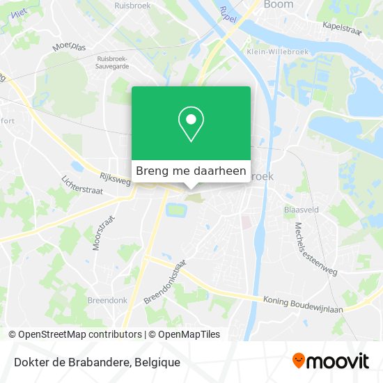 Dokter de Brabandere kaart