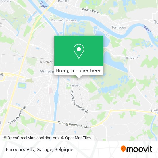 Eurocars Vdv, Garage kaart