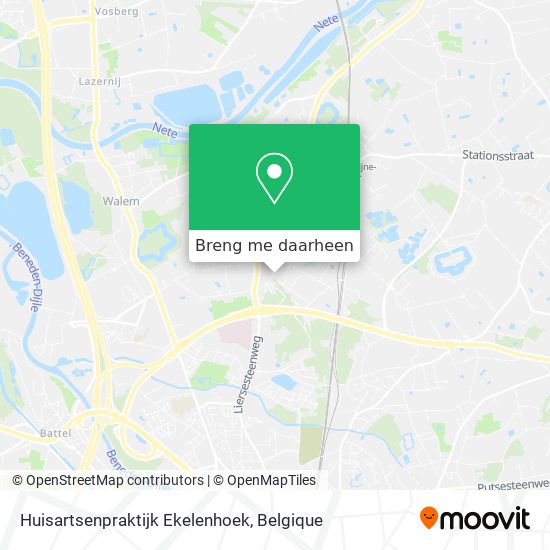 Huisartsenpraktijk Ekelenhoek kaart