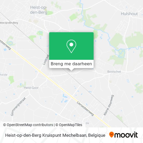 Heist-op-den-Berg Kruispunt Mechelbaan kaart