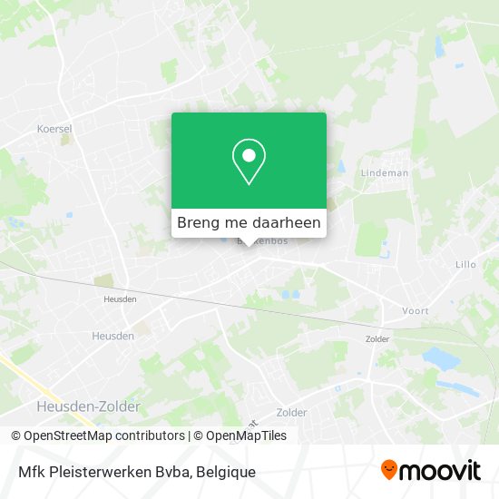 Mfk Pleisterwerken Bvba kaart