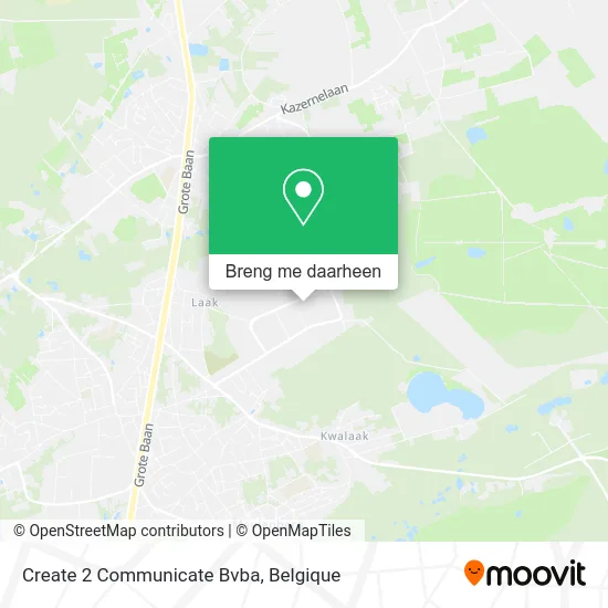 Create 2 Communicate Bvba kaart