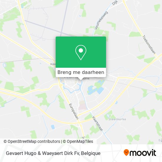 Gevaert Hugo & Waeyaert Dirk Fv kaart