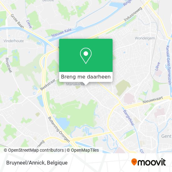 Bruyneel/Annick kaart