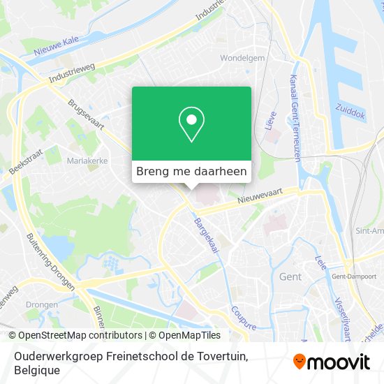 Ouderwerkgroep Freinetschool de Tovertuin kaart