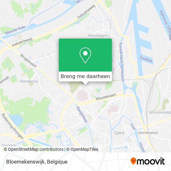 Bloemekenswijk kaart