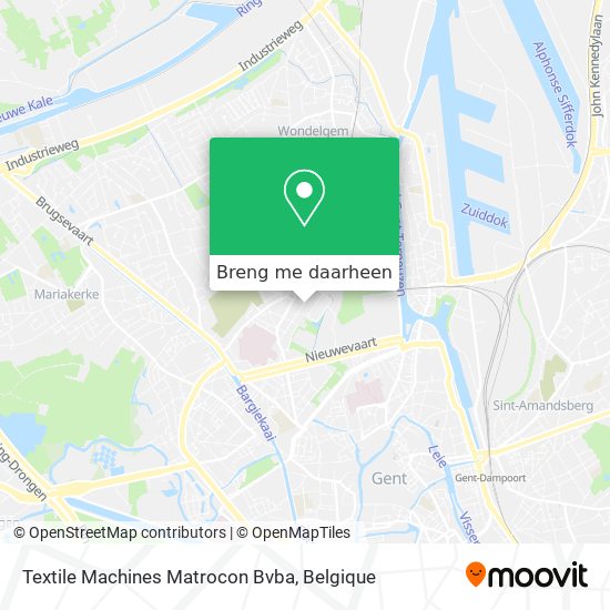 Textile Machines Matrocon Bvba kaart