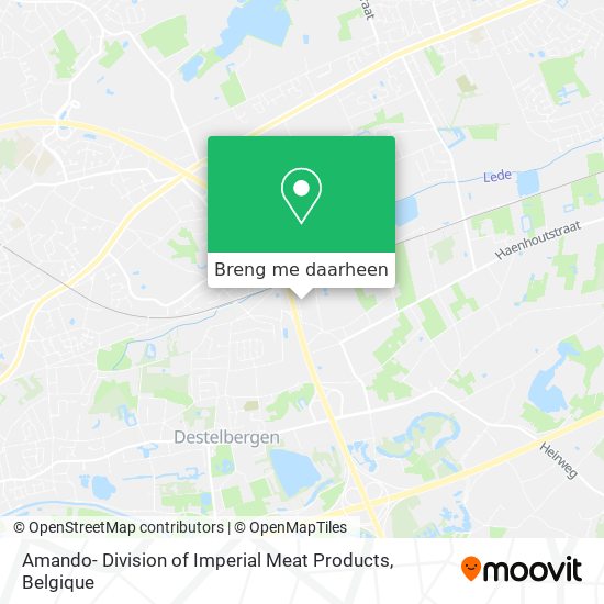 Amando- Division of Imperial Meat Products kaart