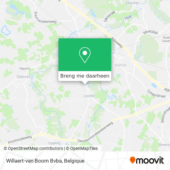 Willaert-van Boom Bvba kaart