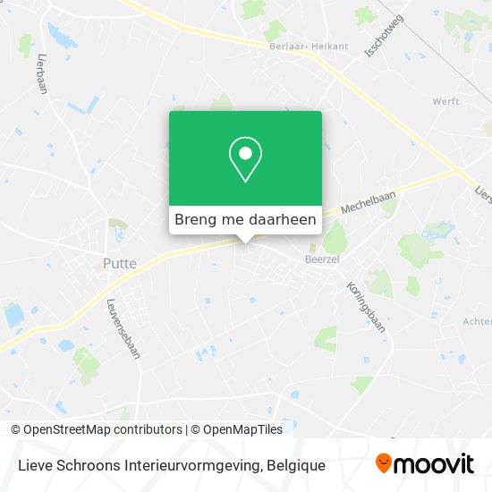 Lieve Schroons Interieurvormgeving kaart