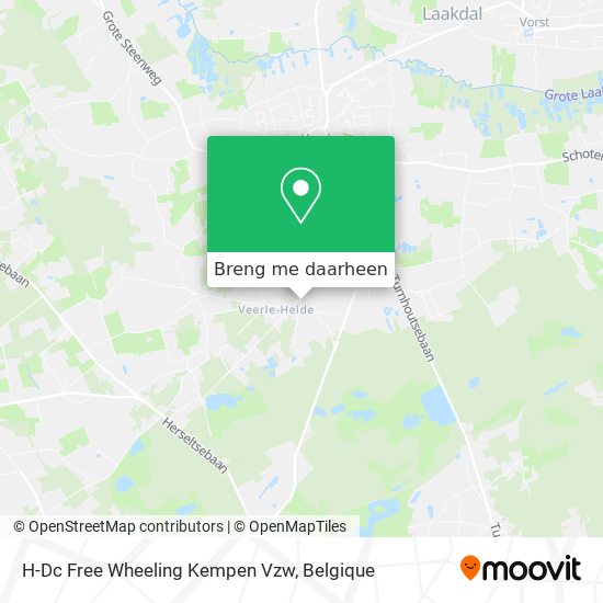 H-Dc Free Wheeling Kempen Vzw kaart