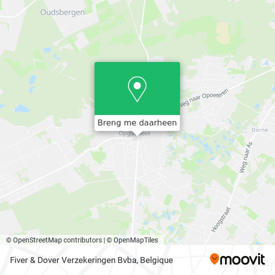 Fiver & Dover Verzekeringen Bvba kaart