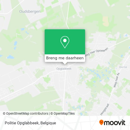 Politie Opglabbeek kaart