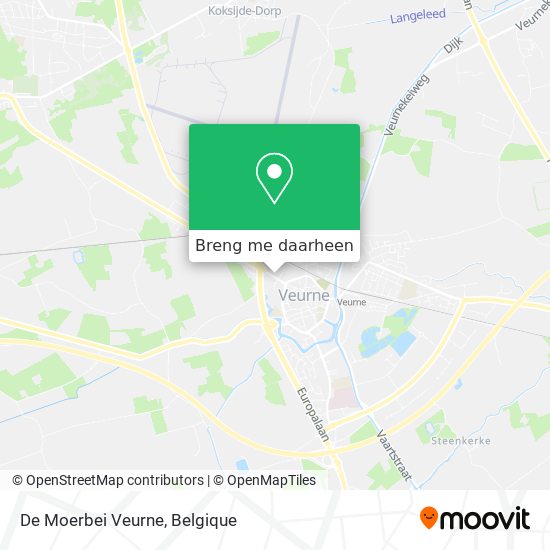 De Moerbei Veurne kaart