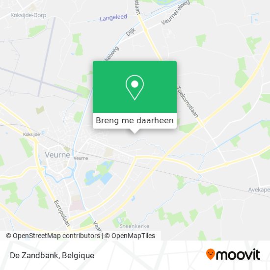 De Zandbank kaart