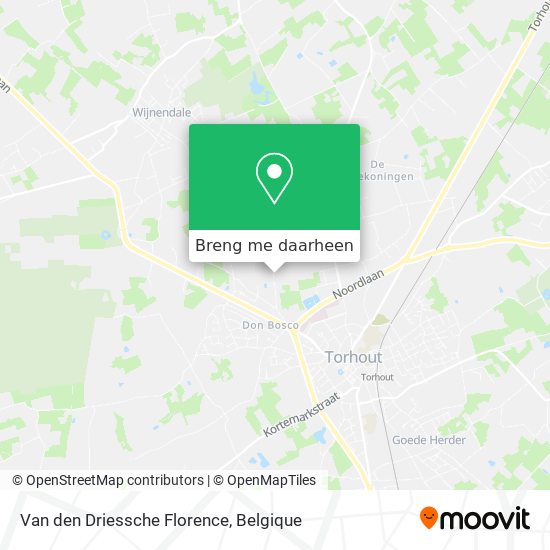 Van den Driessche Florence kaart