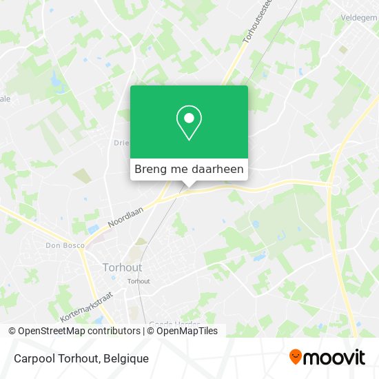 Carpool Torhout kaart