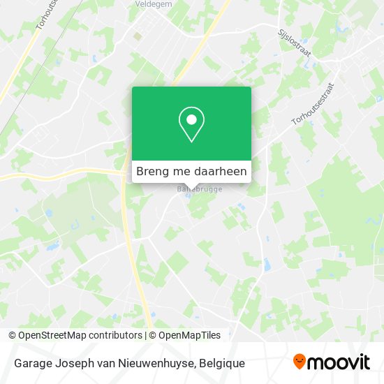 Garage Joseph van Nieuwenhuyse kaart