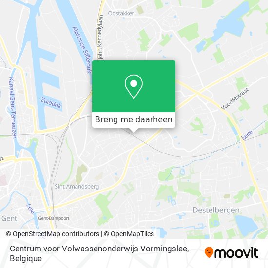 Centrum voor Volwassenonderwijs Vormingslee kaart