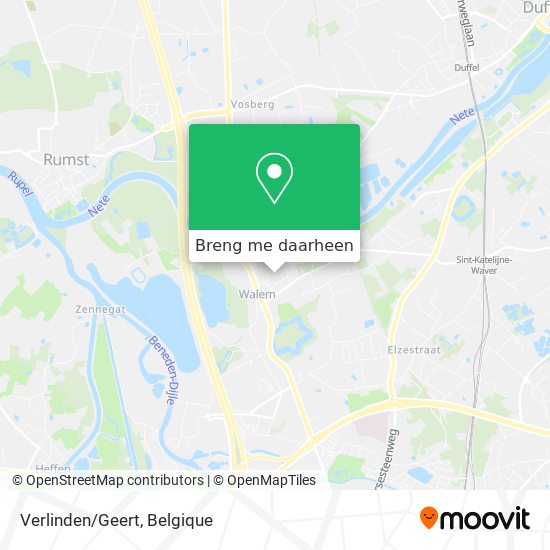 Verlinden/Geert kaart