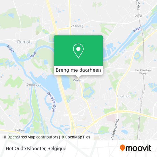 Het Oude Klooster kaart