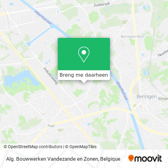 Alg. Bouwwerken Vandezande en Zonen kaart