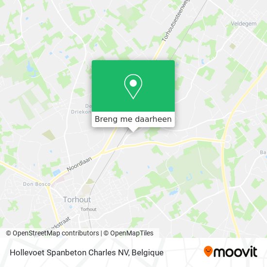 Hollevoet Spanbeton Charles NV kaart
