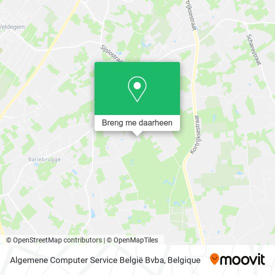 Algemene Computer Service België Bvba kaart