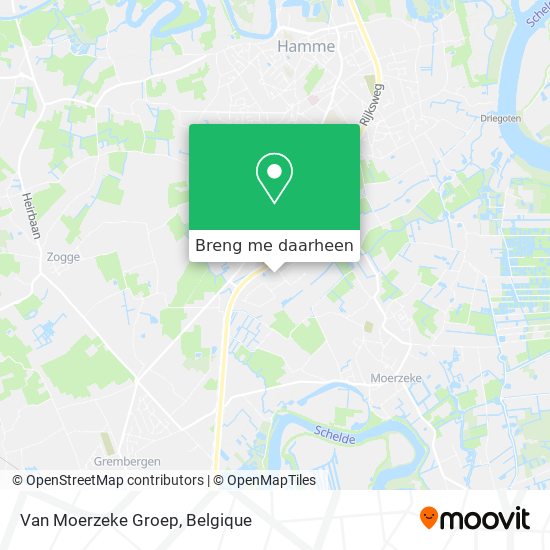 Van Moerzeke Groep kaart