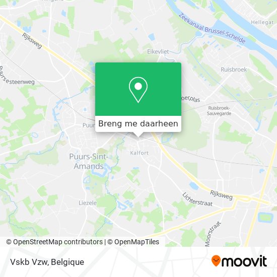 Vskb Vzw kaart