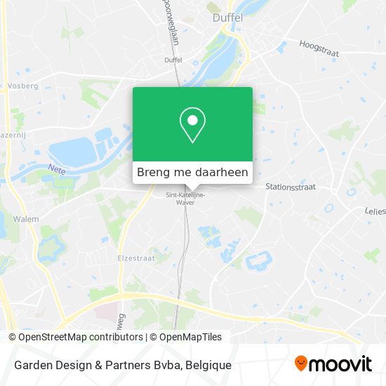 Garden Design & Partners Bvba kaart
