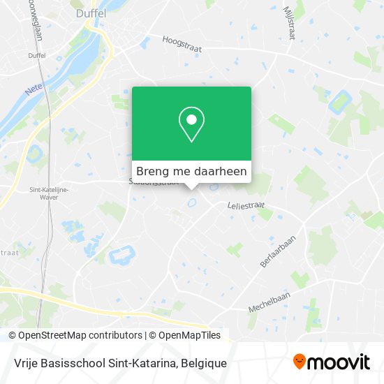 Vrije Basisschool Sint-Katarina kaart