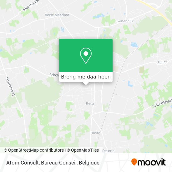 Atom Consult, Bureau-Conseil kaart