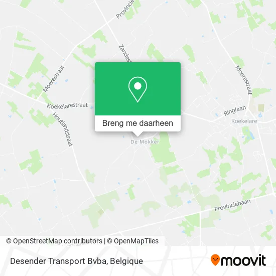 Desender Transport Bvba kaart