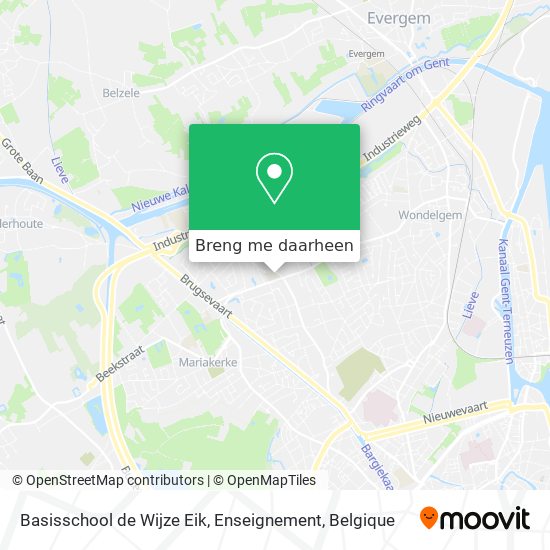 Basisschool de Wijze Eik, Enseignement kaart