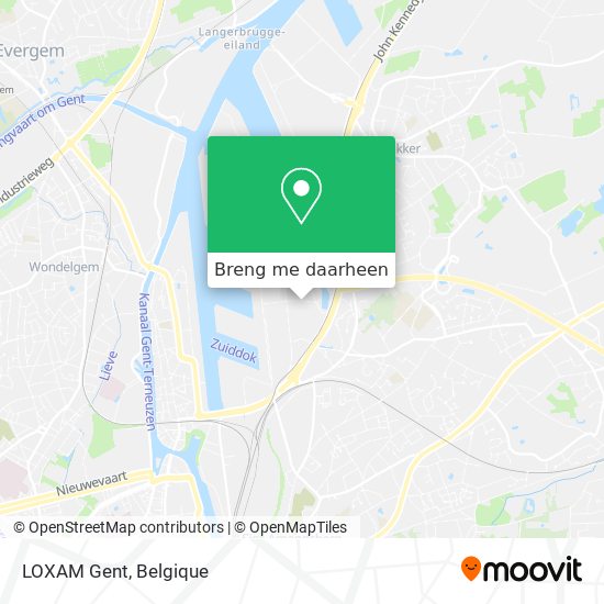 LOXAM Gent kaart
