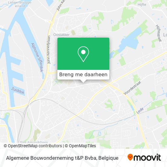 Algemene Bouwonderneming t&P Bvba kaart