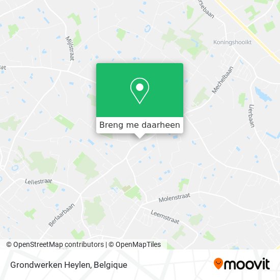 Grondwerken Heylen kaart